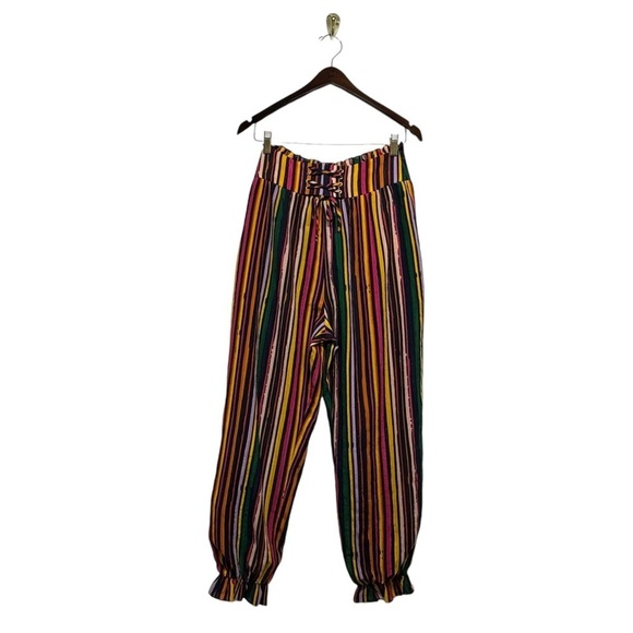 NWOT REVOLVE TULAROSA Quinn Pant Cherry Red Multi S - Picture 5 of 9